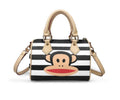 Stripe Monkey Pillow Bag