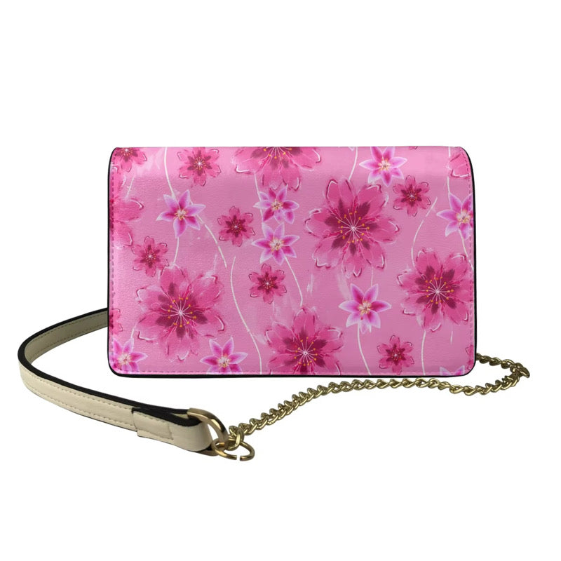 Pink Floral Crossbody bag