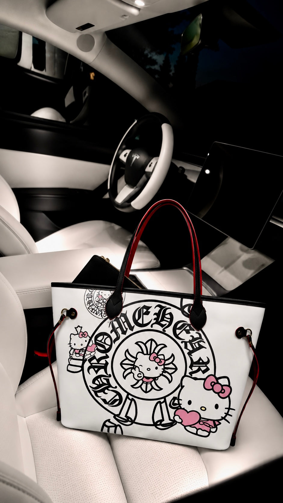 Chrome Kitty Tote Bag Pre-Order