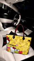 Yellow Camo Friends Tote Bag Pre-Order