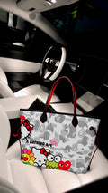 Grey Camo Friends Tote Bag Pre-Ordee