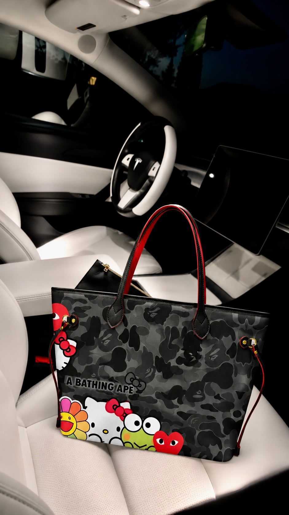 Black Camo Friends Tote Bag Pre-Order