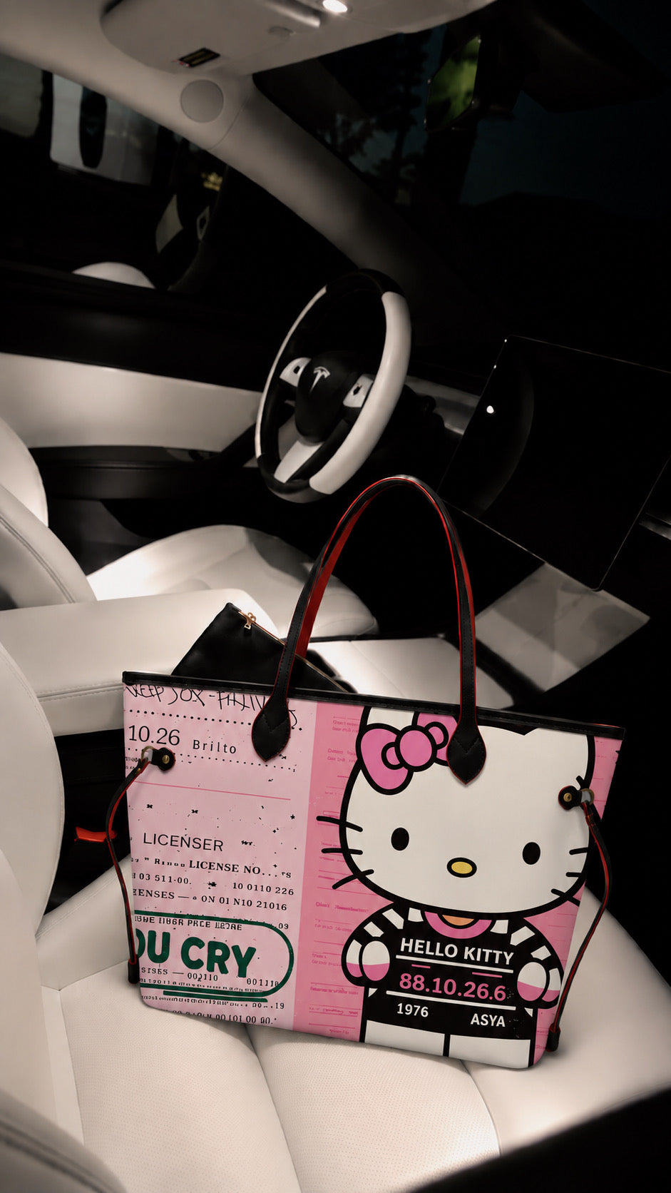 Hello Mugshot Tote Bag