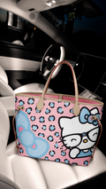 Nerdy Cat Tote Bag Blue Pre-Order