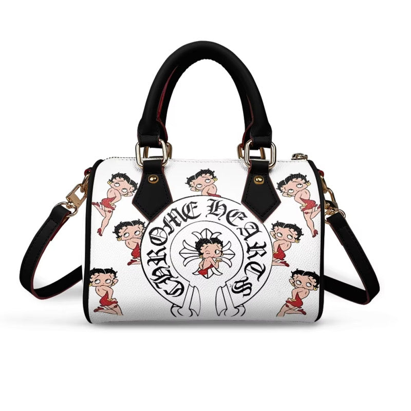 Chrome Heart Betty Boop Pillow Bag
