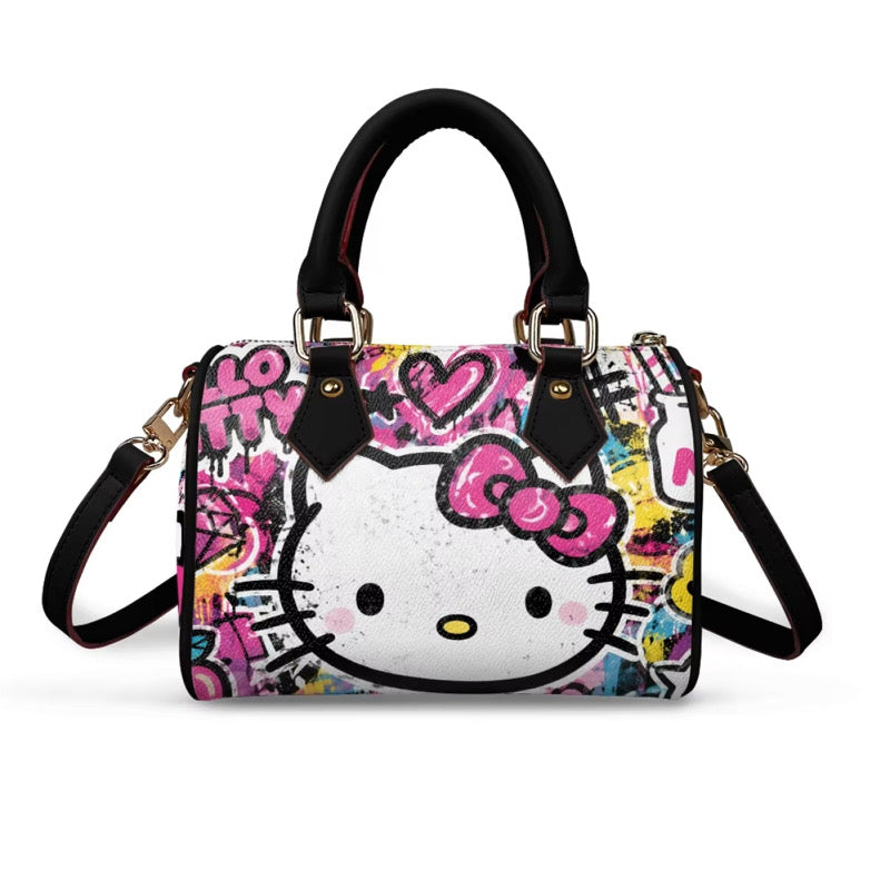 Chalked Kitty Pillow Bag