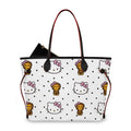 Polka Dot Kitty Tote Bag